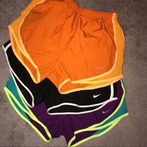 3 Pair of Nike Running Shorts
